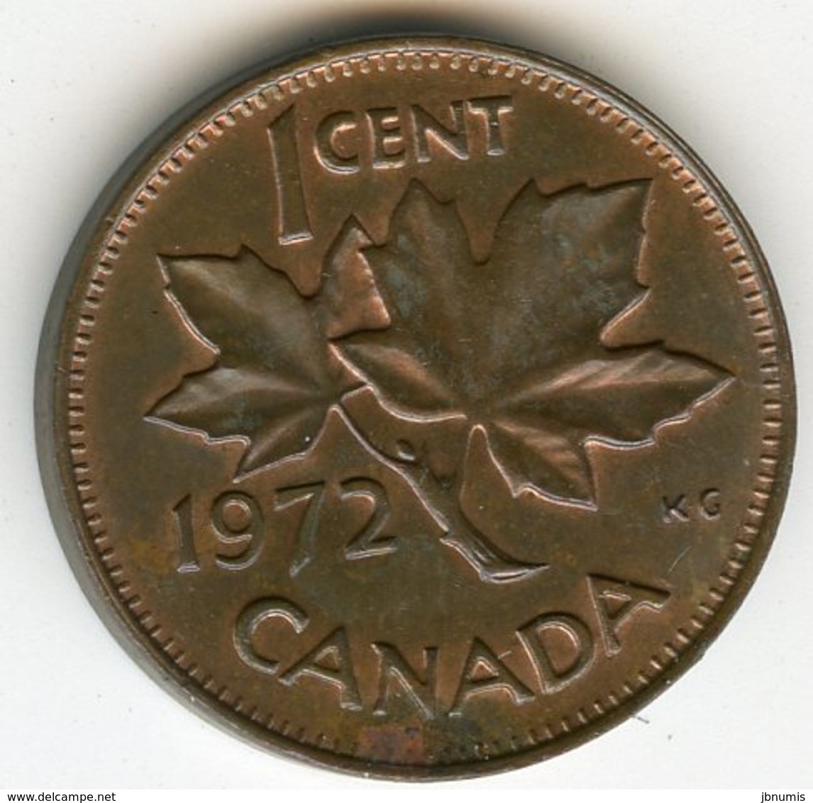 Canada 1 Cent 1972 KM 59.1 - Canada