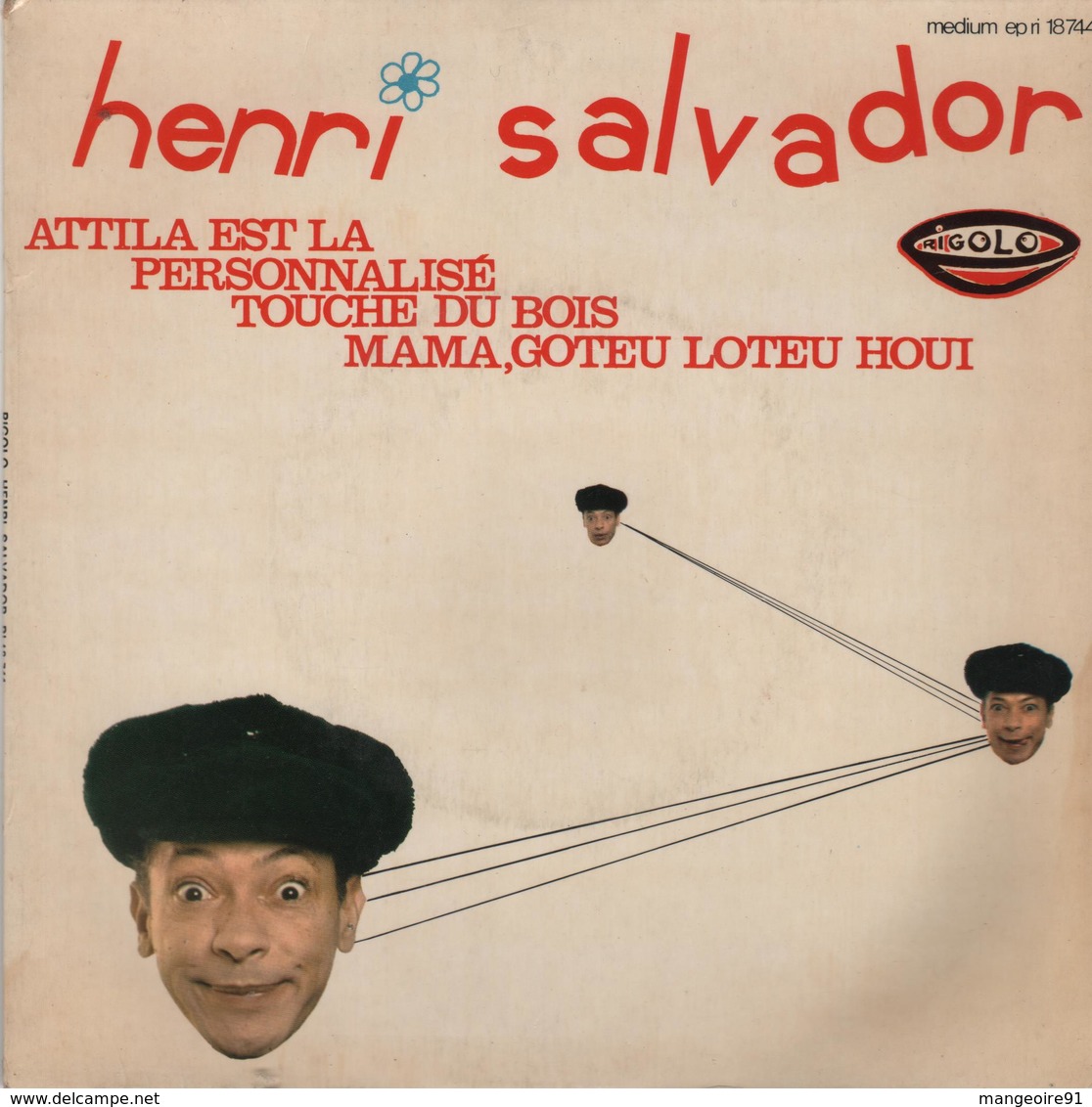 Disque 45 Tours HENRI SALVADOR - Année 1967 - Disco, Pop