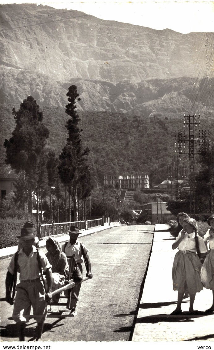 Carte  Postale  Ancienne De LA REUNION - Cilaos & Les Chaises à Porteurs - Autres & Non Classés