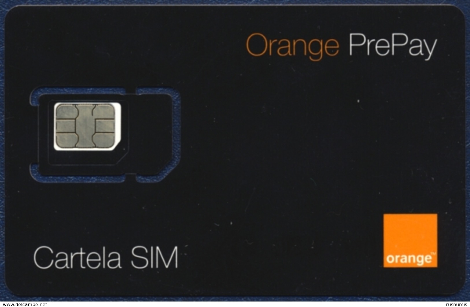 MOLDOVA - MOLDAVIA GSM (SIM) CARD ORANGE BLACK MINT UNUSED - Moldova