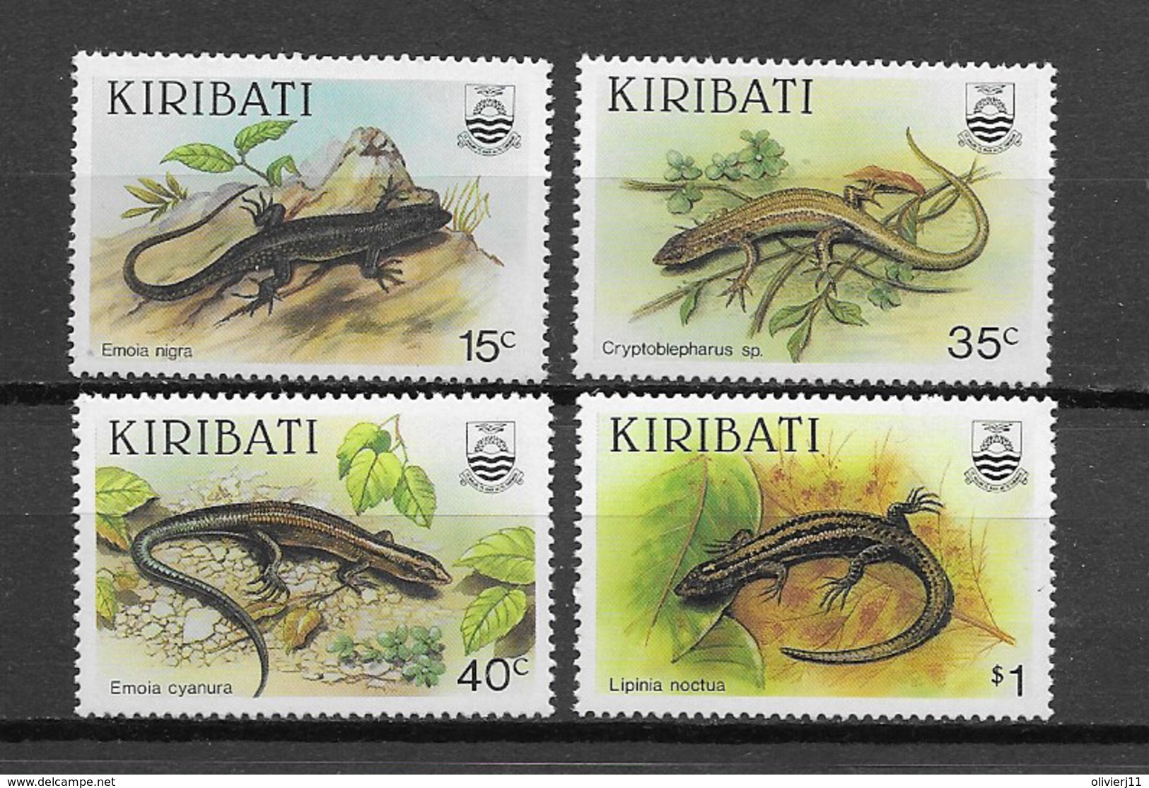 KIRIBATI Lézards N° 172 à 175 Et BF8 Neufs** Cote 11€ - Autres & Non Classés