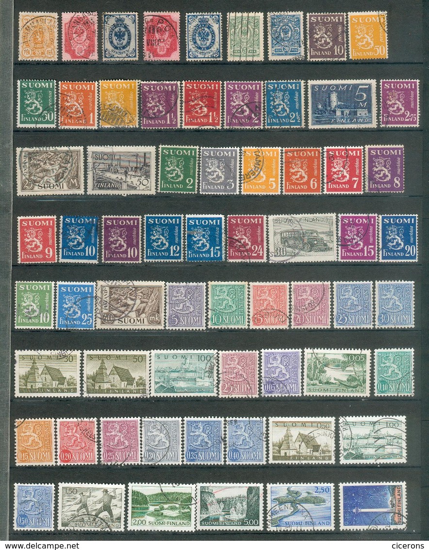 FINLANDE ; 1889-1971 ; Lot : 63 ; Oblitéré - Collections