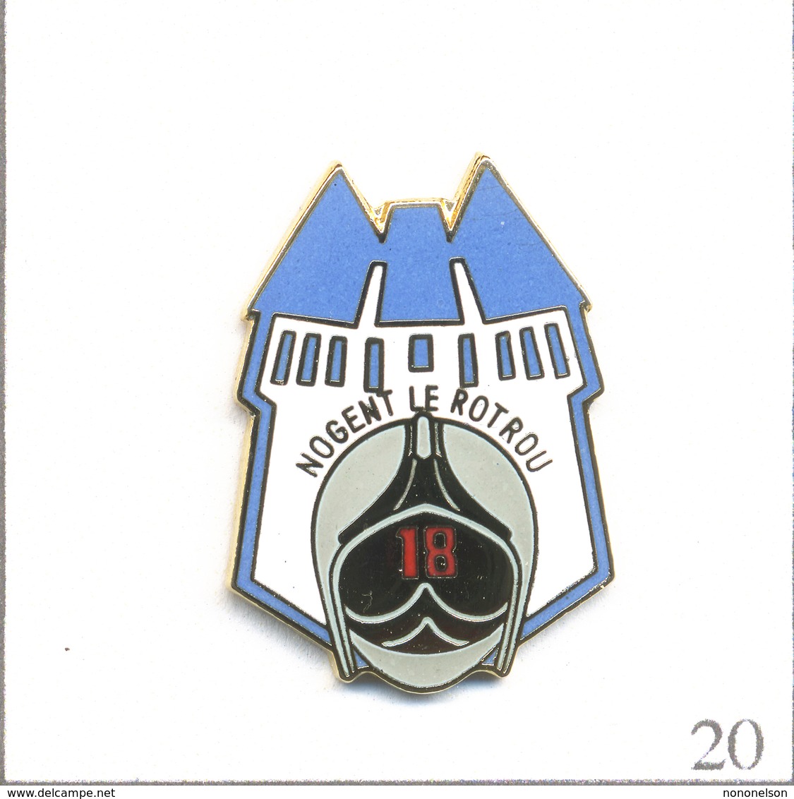 Pin's Pompiers - SP De Nogent Le Rotrou (28). Estampillé Badges Impact. EGF. T629-20 - Firemen