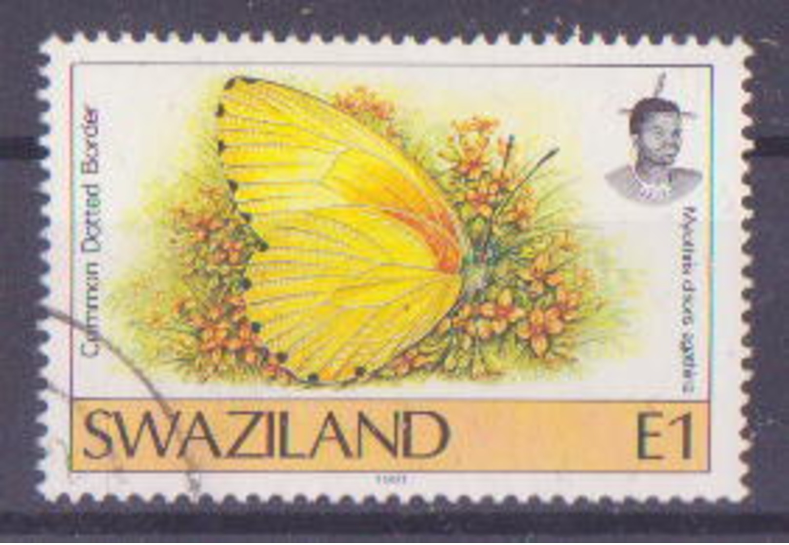 69-150 / SWASILAND 1987  BUTTERFLIES   Used O - Swaziland (1968-...)