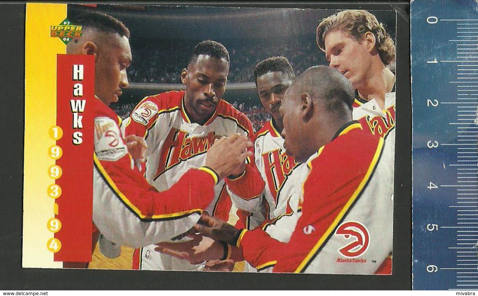 NBA UPPER DECK TRADING CARD BASKETBALL 1993-94 SCHEDULE - N° 210 - HAWKS - 1990-1999