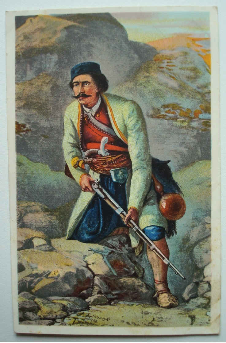 Montenegriner. - Crnogorac. - Armes. - Ca. 1910. - Montenegro