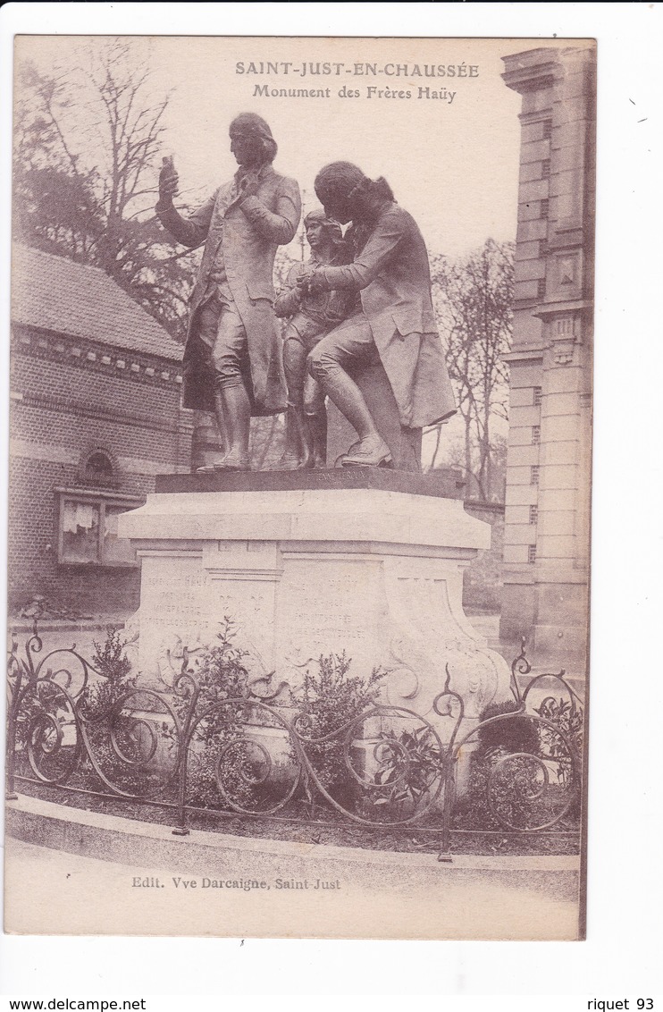 SAINT-JUST-EN-CHAUSSEE - Monument Des Frères Haüy - Saint Just En Chaussee