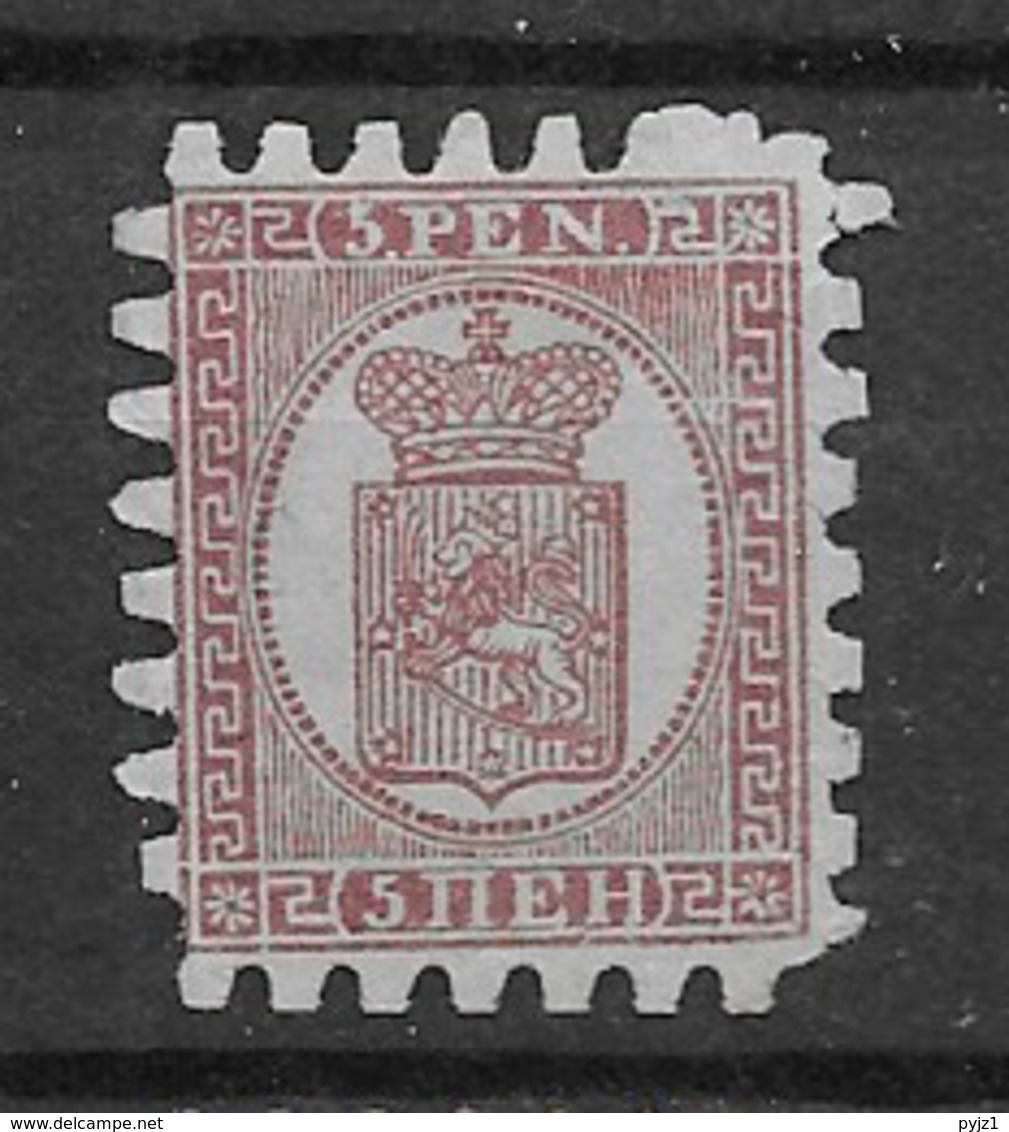 1866 MNG Finland, - Unused Stamps