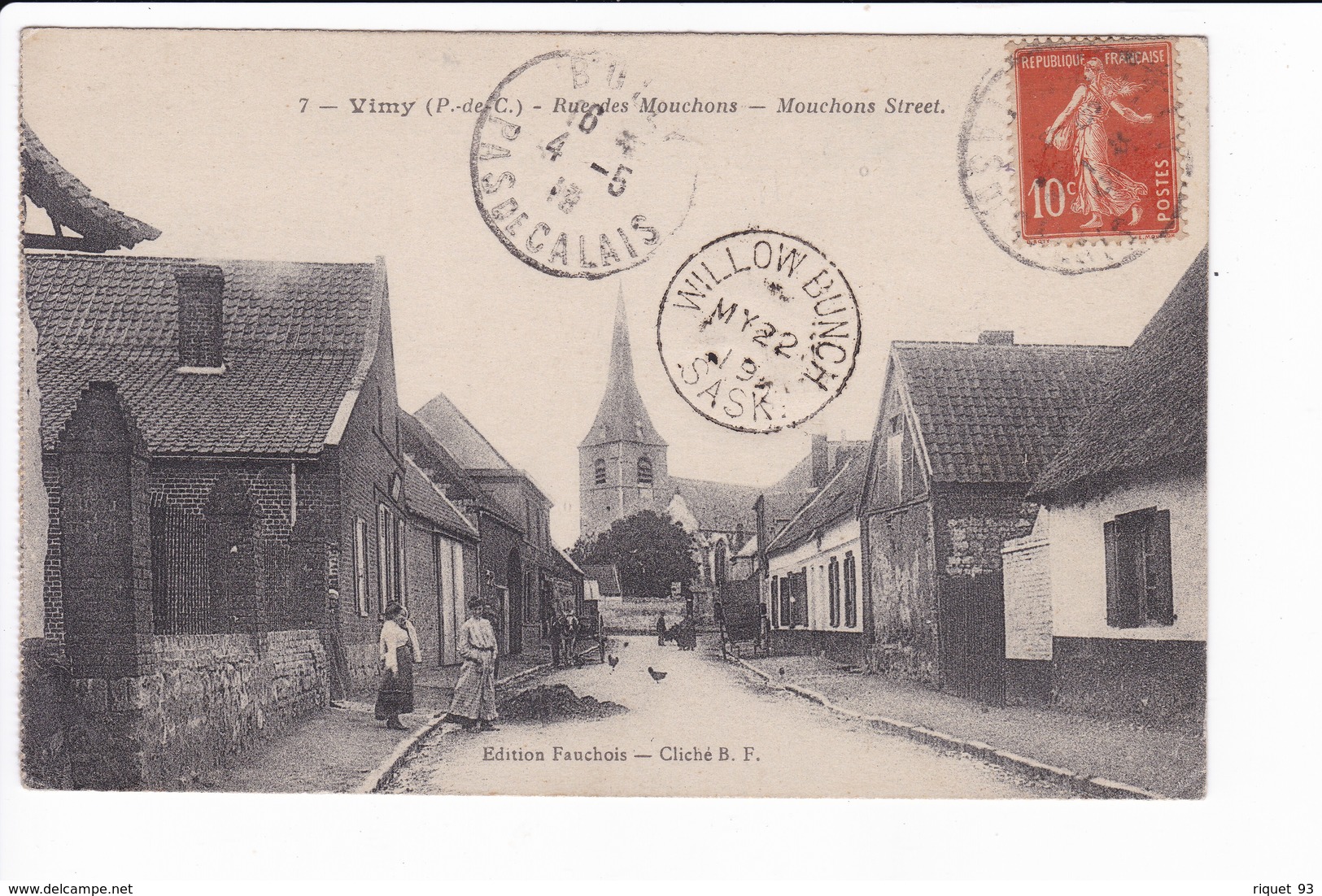 7 - Vimy - Rue Des Mouchons - Sonstige & Ohne Zuordnung