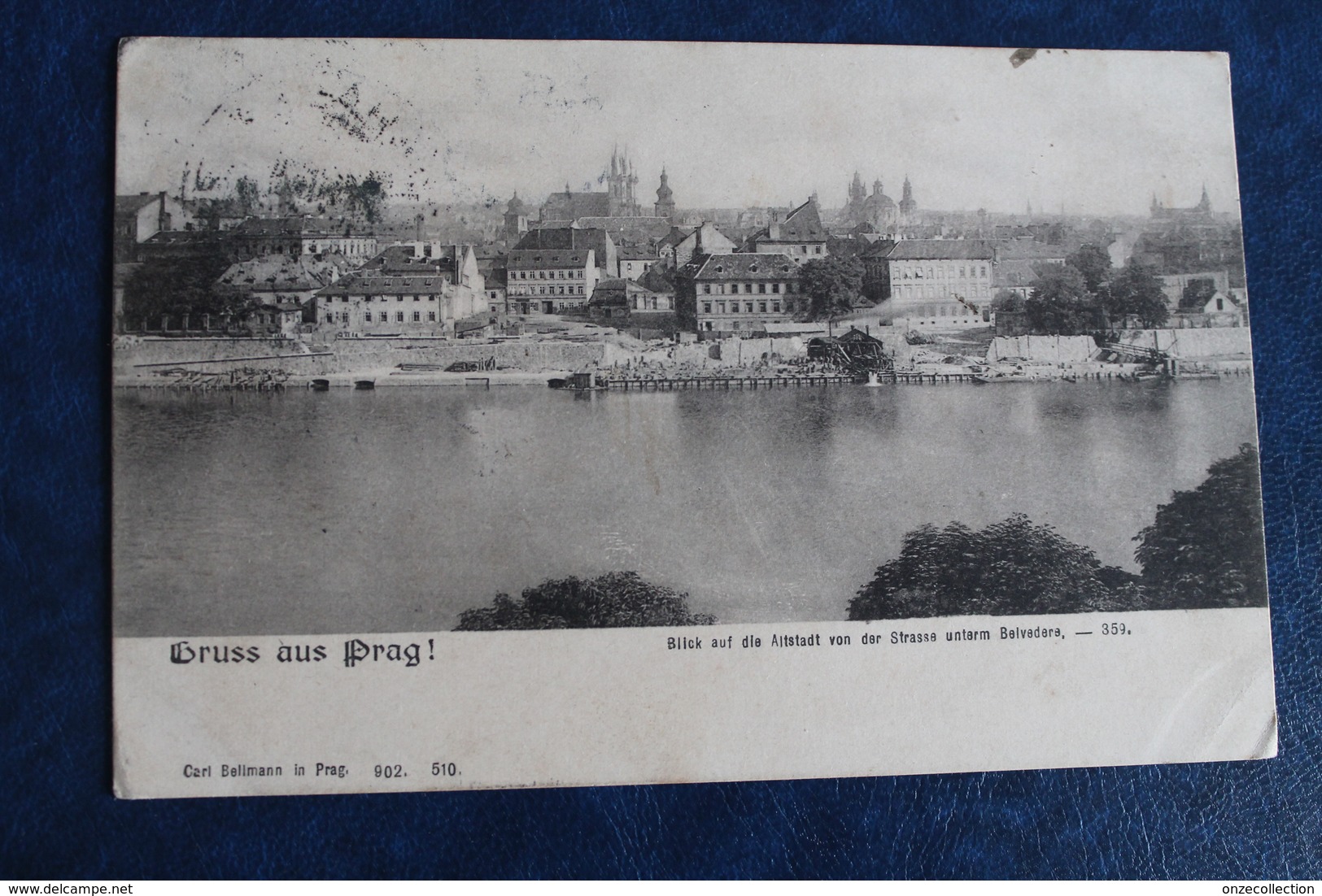 1892          PRAGUE   CARTE  POSTALE  POUR  PARIS        2  PHOTOS - ...-1918 Préphilatélie