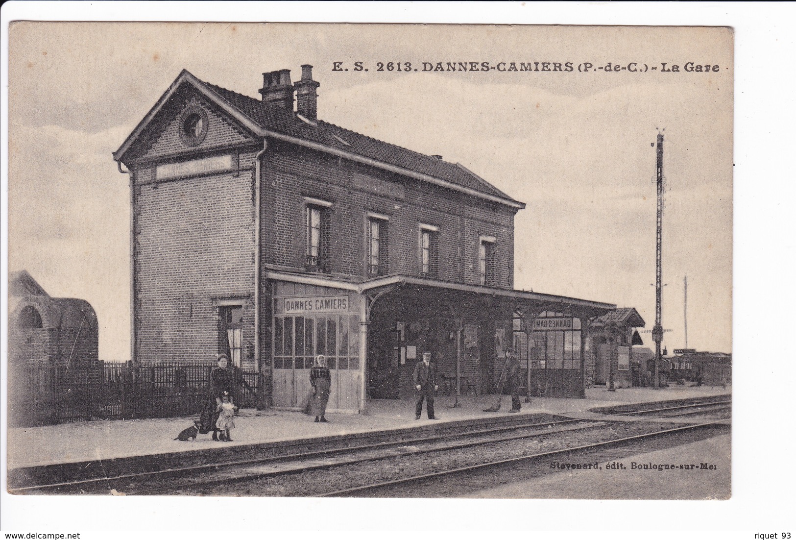 E.S. 2613. DANNES-CAMIERS - La Gare - Sonstige & Ohne Zuordnung