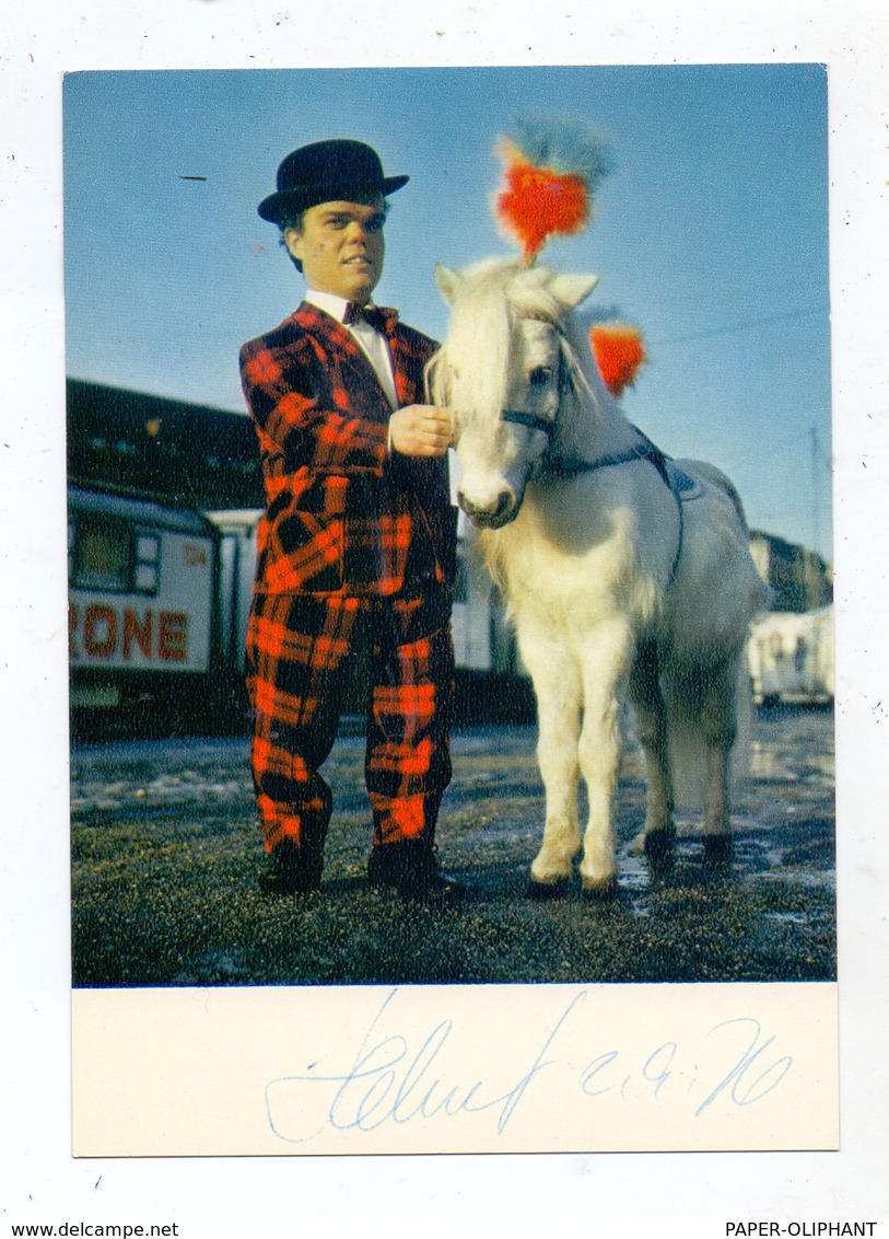 CIRCUS - Zirkus Krone, Clown Klein-Helmut, Autogramm - Zirkus