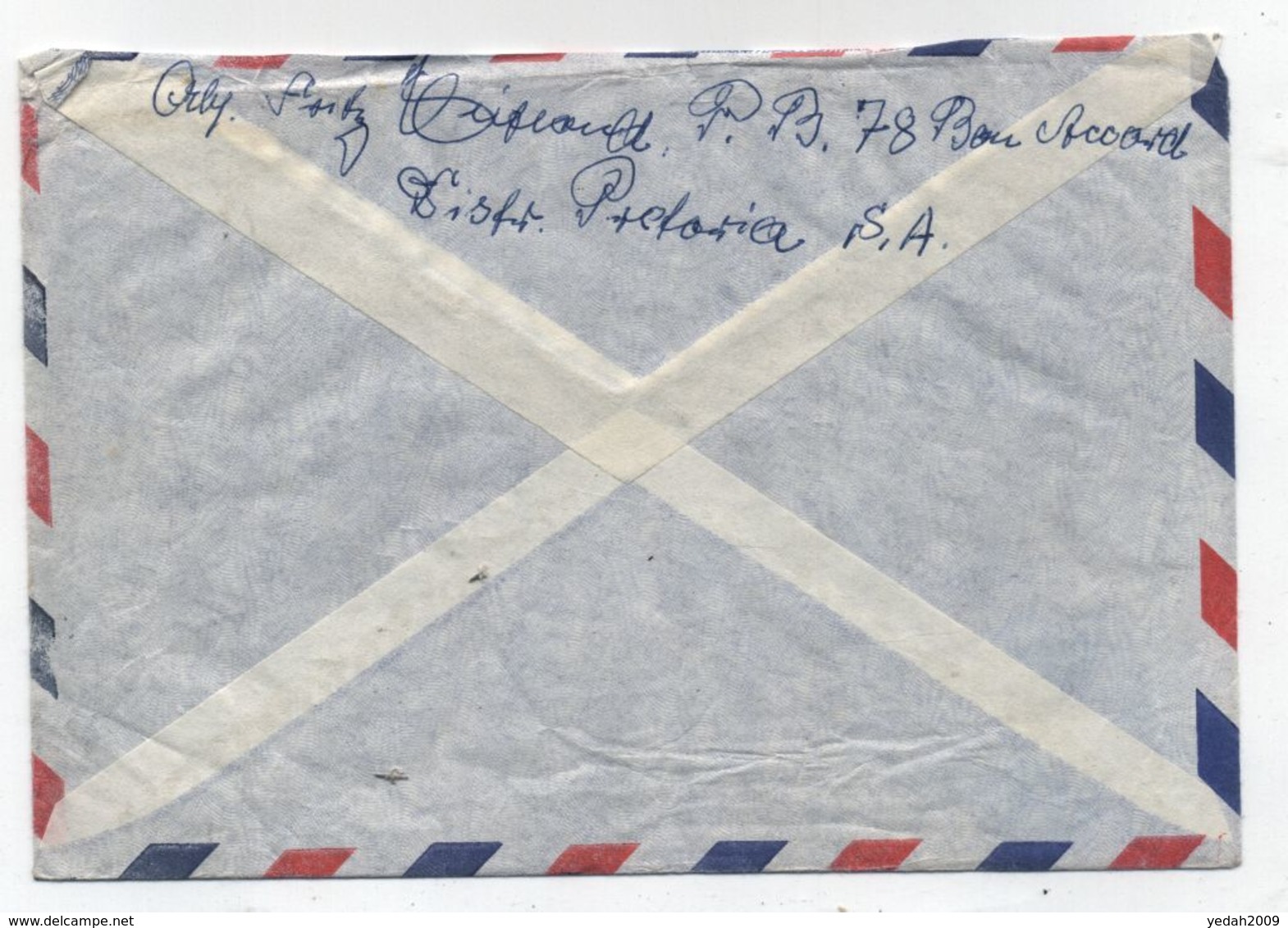 South Africa AIRMAIL COVER TO Germany 1966 - Covers & Documents