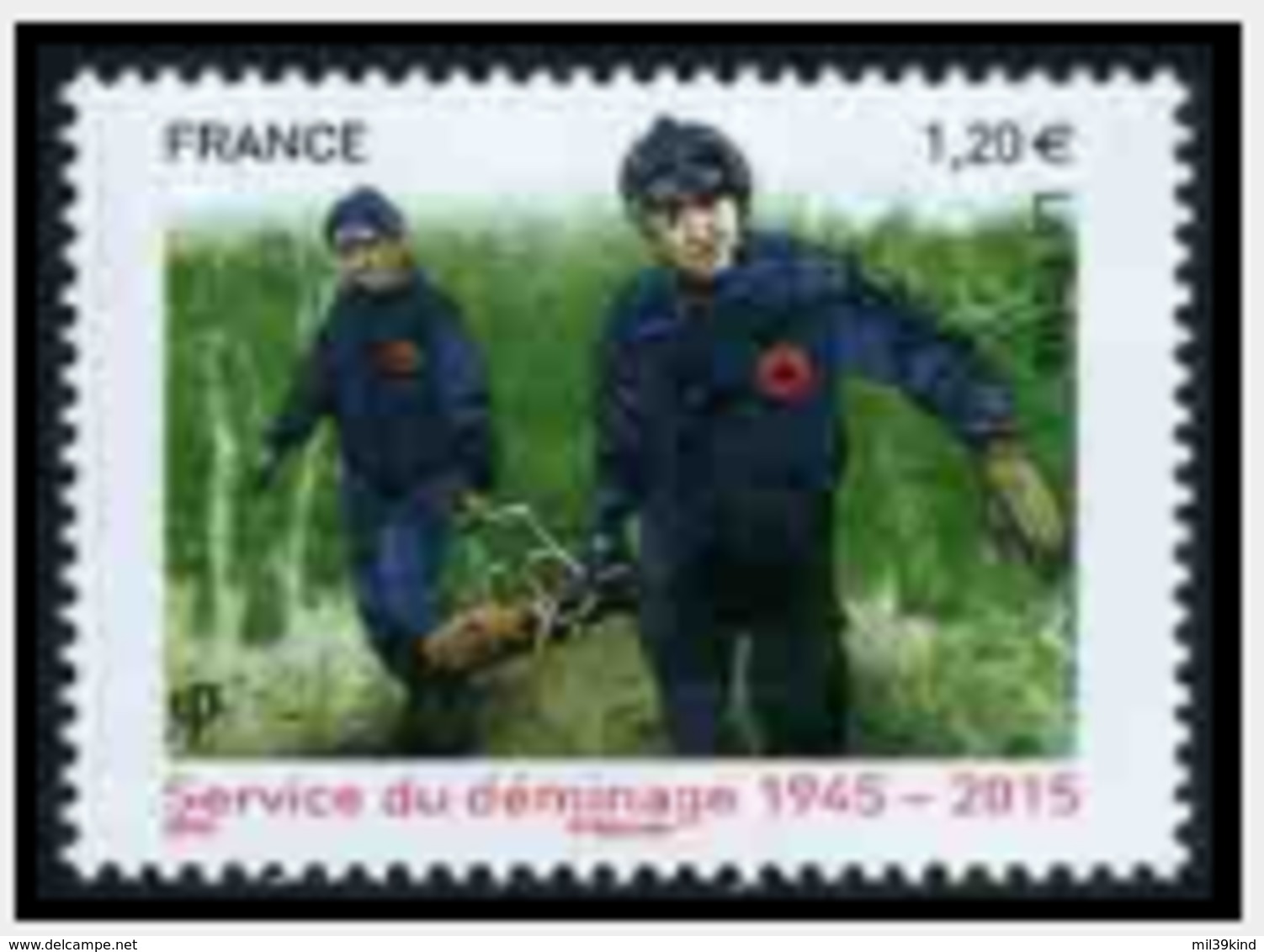 TIMBRE - FRANCE - 2015 - Service Du Deminage - Neufs