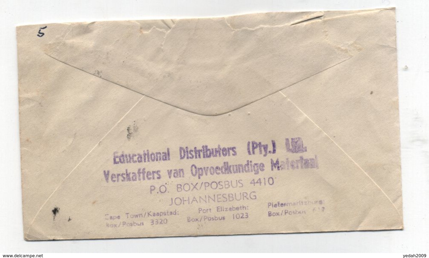 South Africa LION AIRMAIL COVER TO Germany 1960 - Posta Aerea