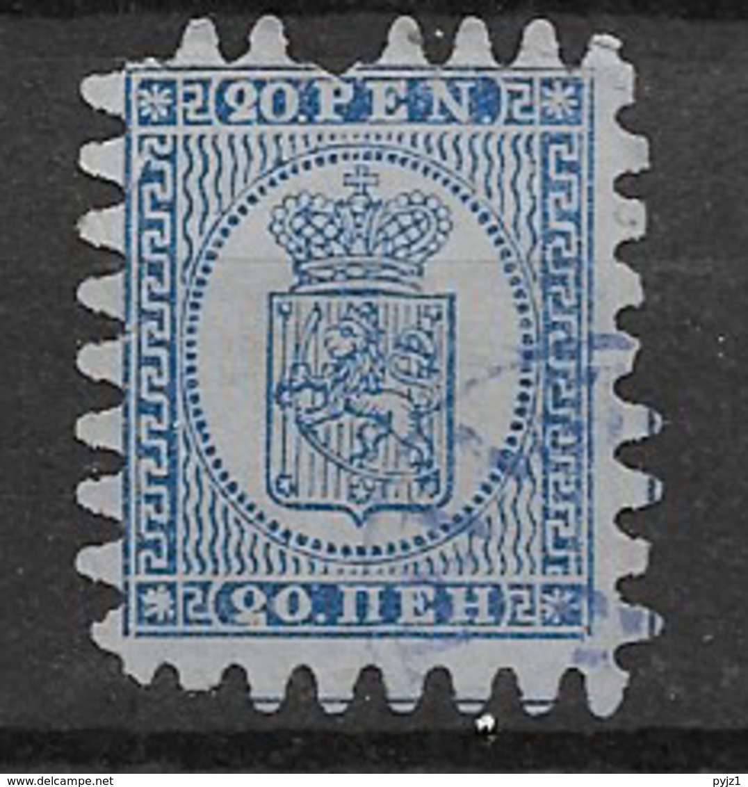 1866 USED Finland Mi 8 - Usati