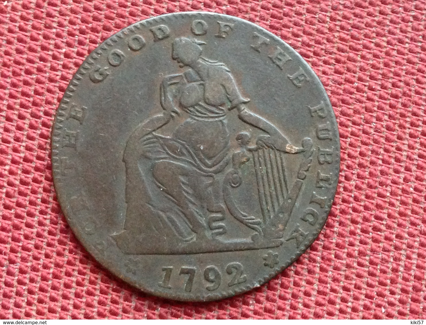 IRLANDE Jeton, Irlande, Dublin 1792, Hibernian Mine, TTB - Irlande