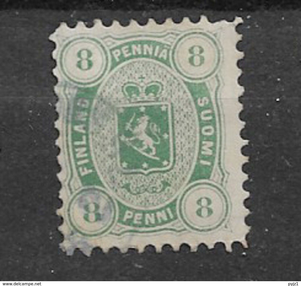 1875 USED Finland Perf 11 - Oblitérés