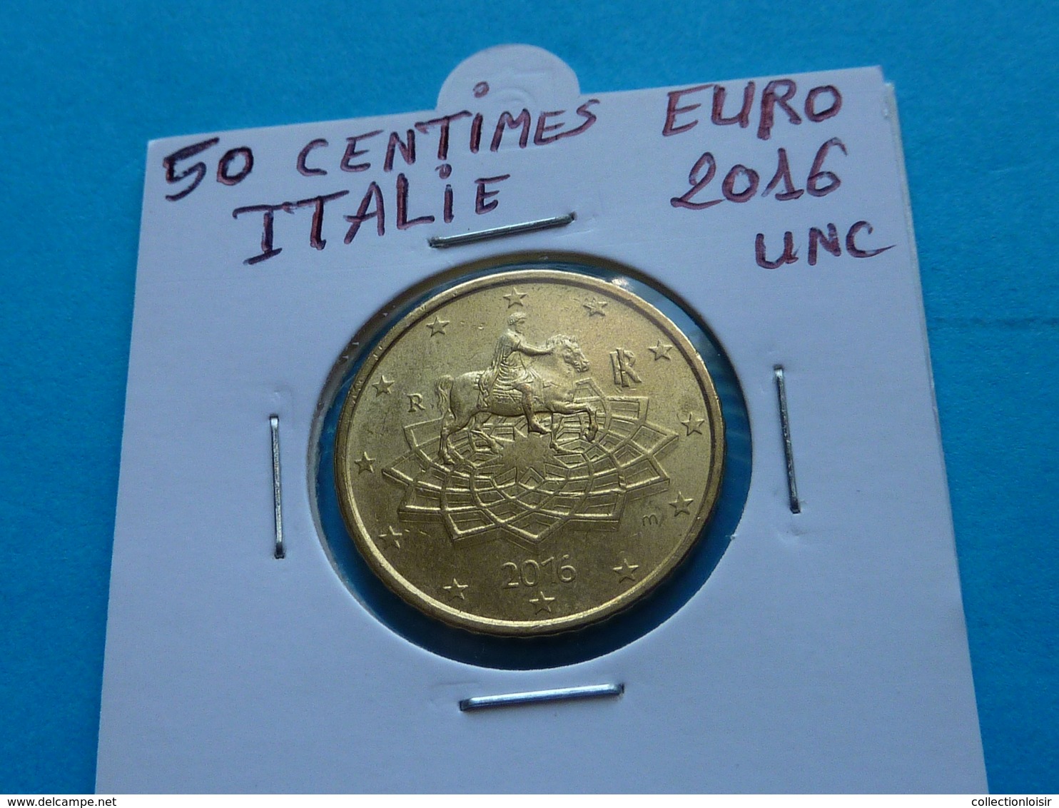 50 CENTIMES EURO ITALIE 2016 Unc  ( Sous étui H B ) - Italie