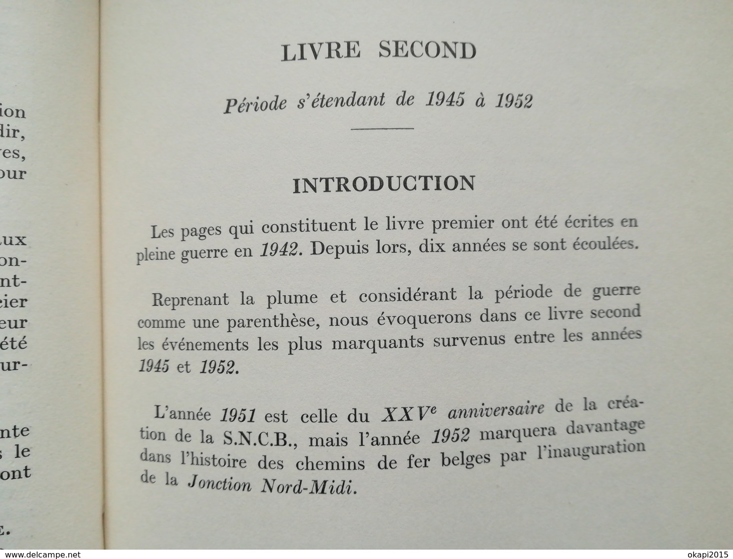 HISTOIRE DES CHEMINS DE FER BELGES par Lamalle Ulysse année 1953 Rail Train SNCB NMBS CF livre régionalisme Belgique