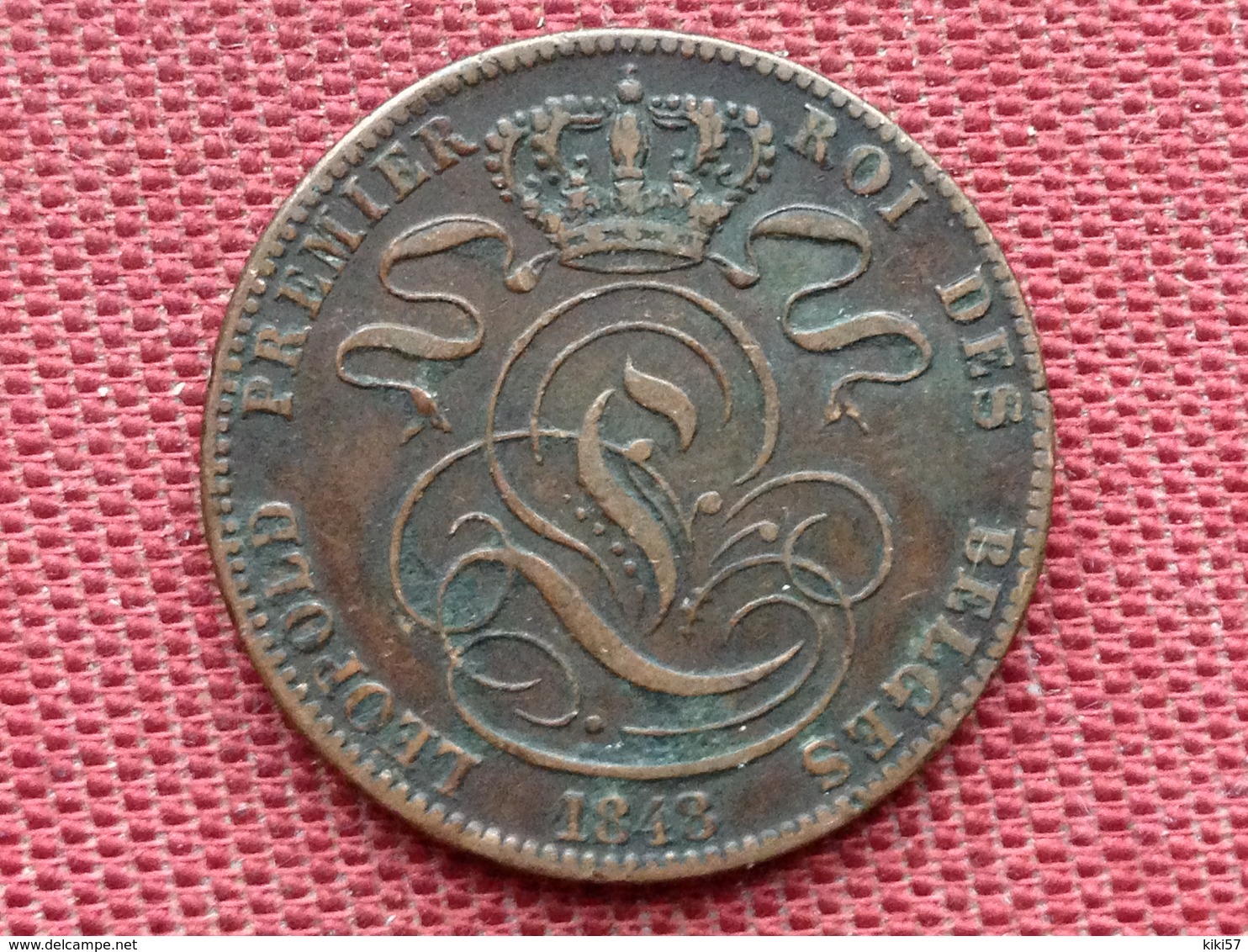 BELGIQUE Monnaie De 5 Cts 1848 Superbe état - 5 Cents