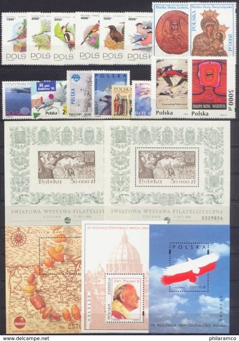 POLAND 1993 COMPLETE YEAR SET MNH - Full Years