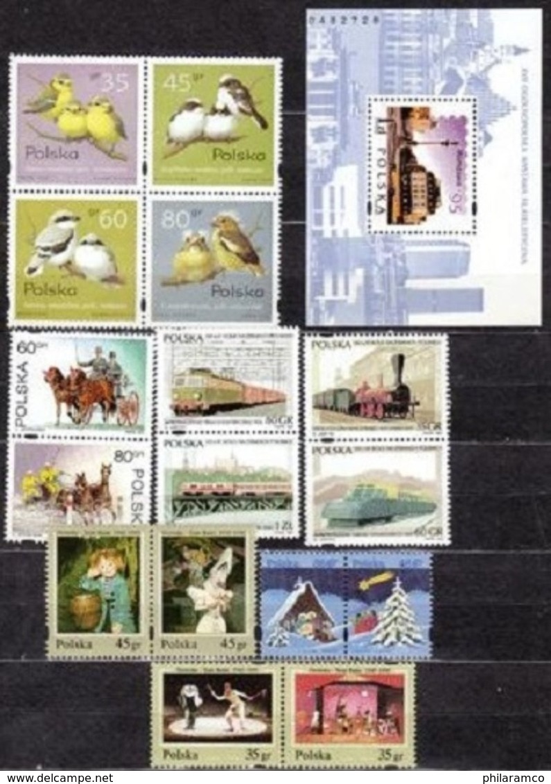 POLAND 1995 COMPLETE YEAR SET MNH - Full Years