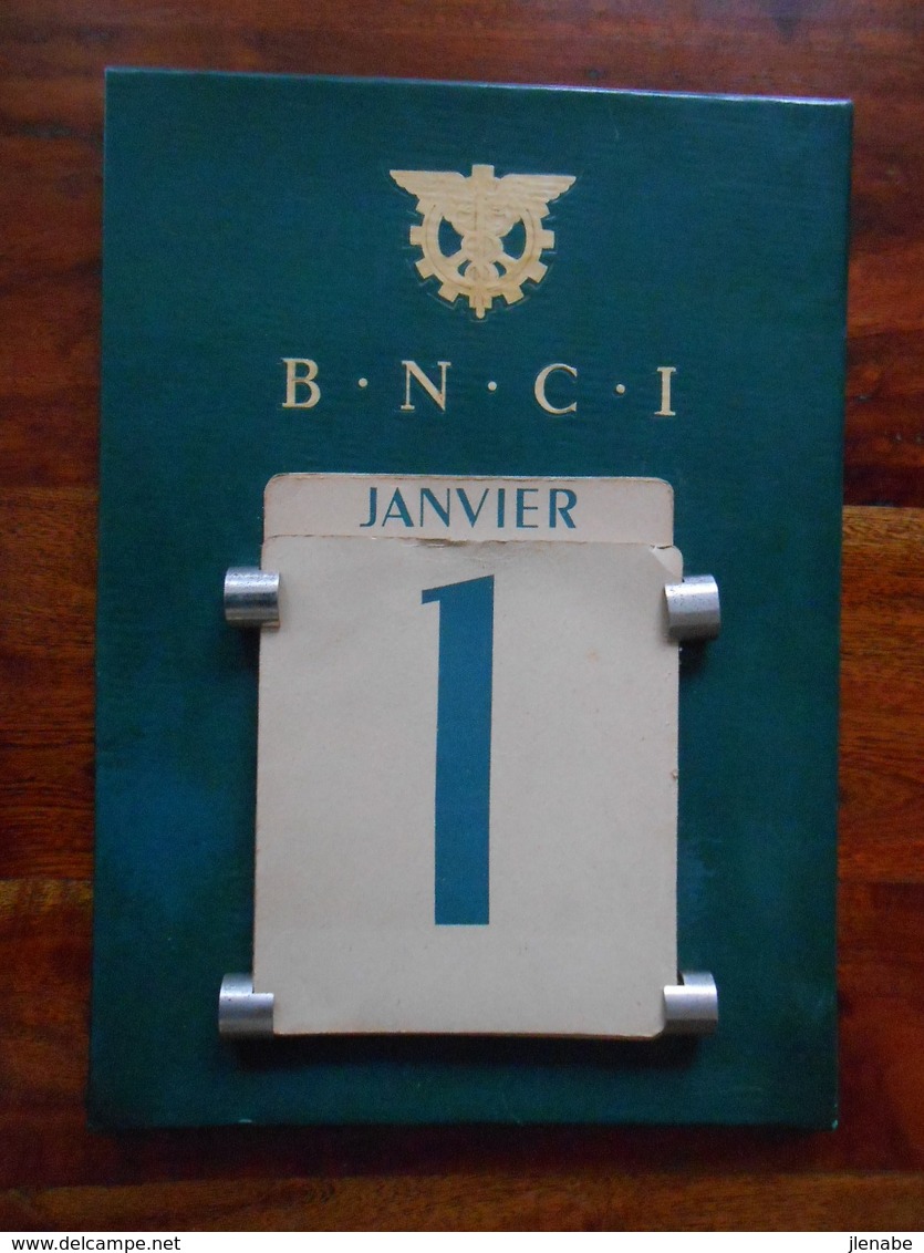 Calendrier Perpétuel BNCI Années 60 - Autres & Non Classés