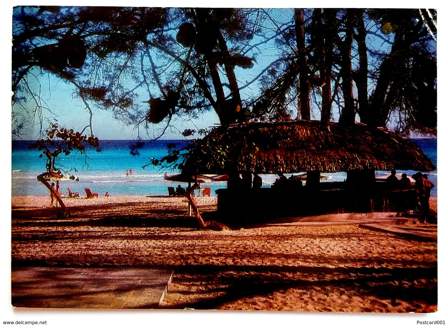 #484  Bar And Beach In Front Of Hotel ''Kawama'' In VARADERO - CUBA, Caribbean Sea  - Postcard - Autres & Non Classés