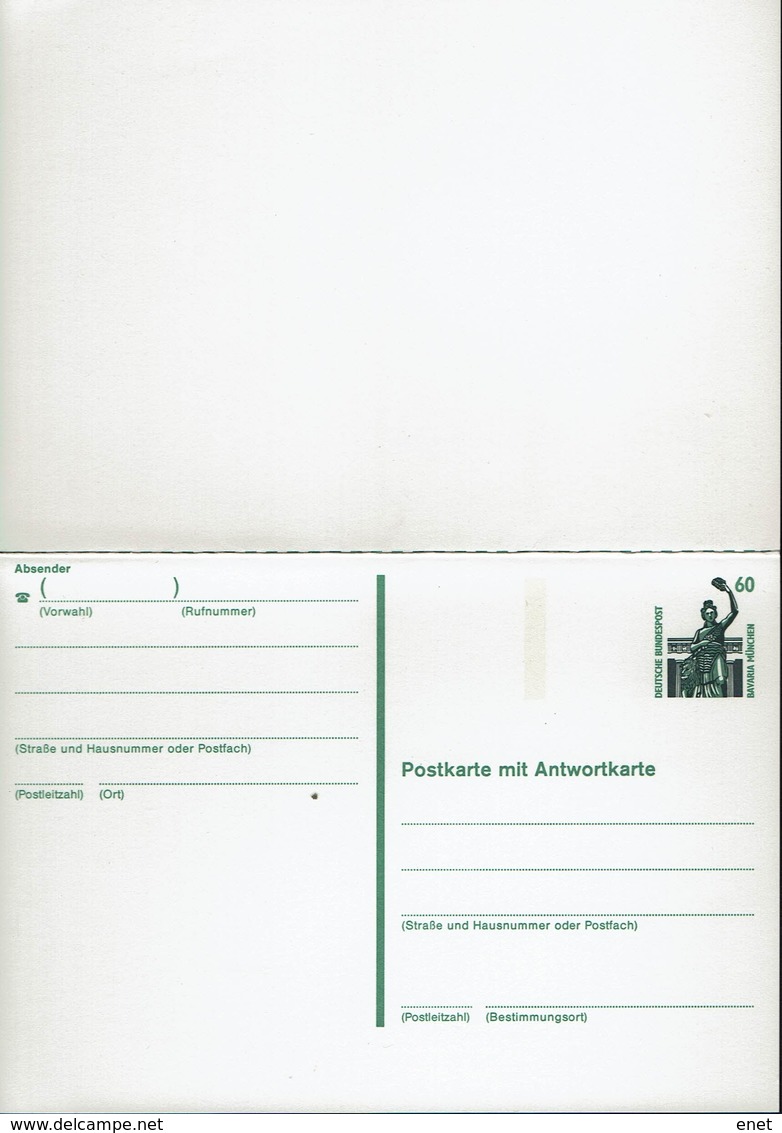 Deutschland - BRD1990 - Bavaria München - P146 60/60 - Postkarten - Ungebraucht