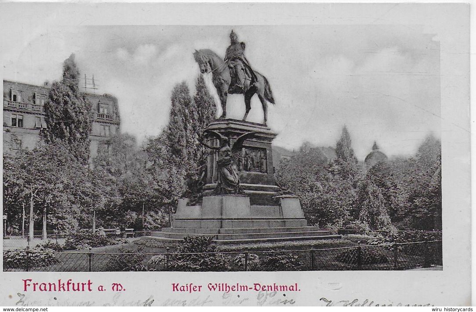 AK 0119  Frankfurt Am Main - Kaiser Wilhelm-Denkmal / Verlag Lautz & Balzar Um 1903 - Denkmäler