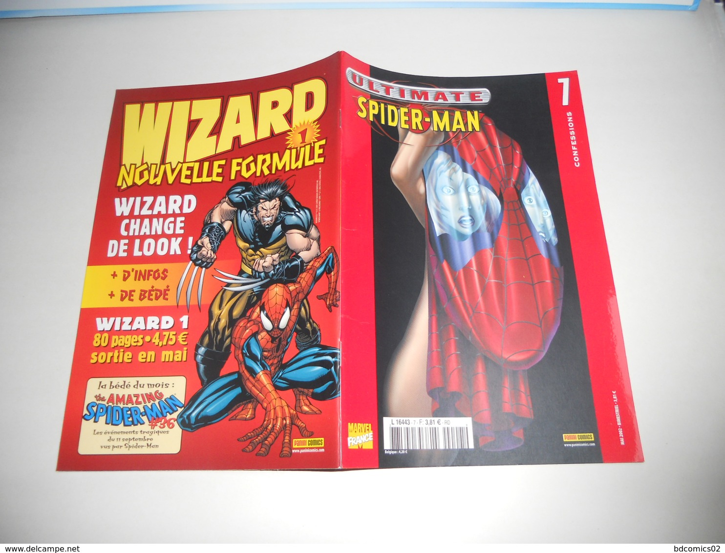 Ultimate Spider-Man N° 7 : Confessions  MARVEL PANINI COMICS TBE - Spiderman