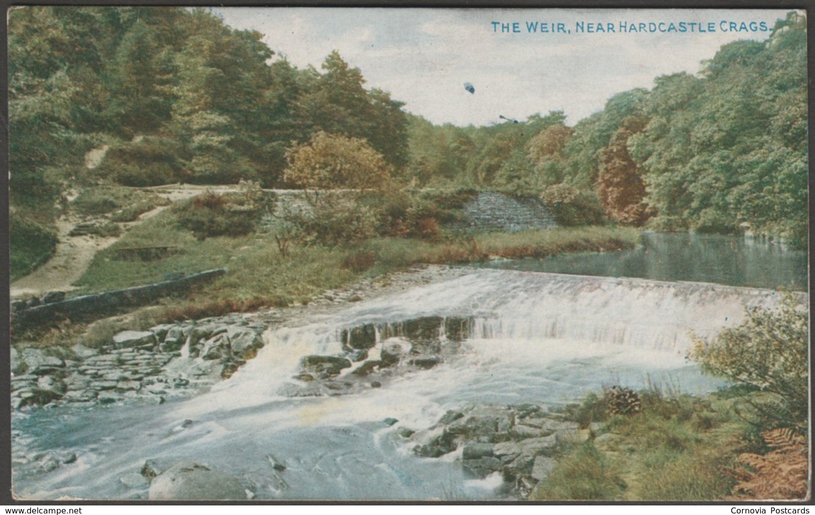 The Weir, Near Hardcastle Crags, Yorkshire, 1913 - Lancashire & Yorkshire Railway Postcard - Other & Unclassified