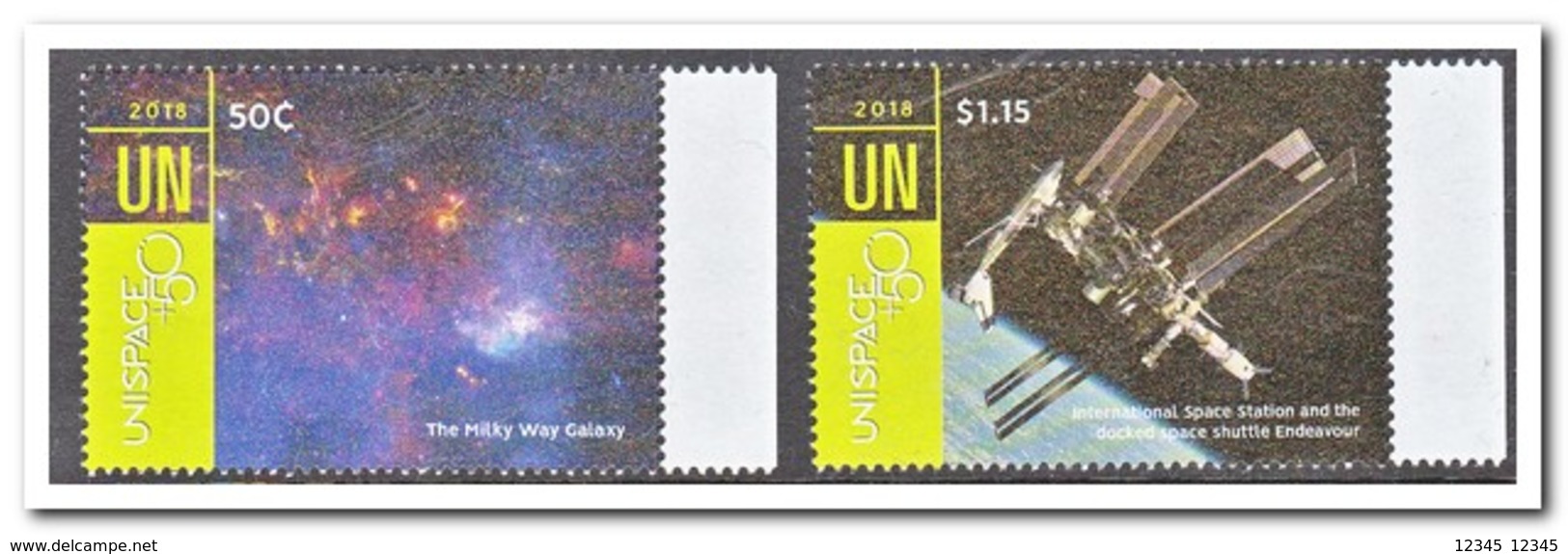 UNO New York 2018, Postfris MNH, Space - Ongebruikt