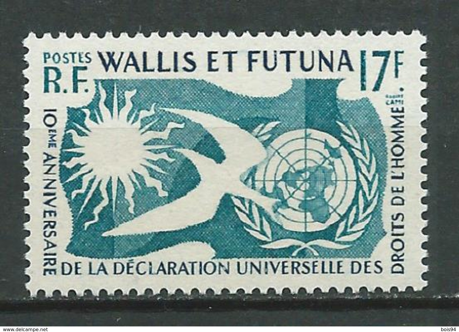 WALLIS ET FUTUNA 1958 . N° 160 . Neuf  ** (MNH) - Neufs