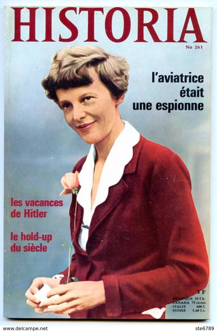 HISTORIA N° 261 Histoire  Aviatrice Espionne , Vacances Hitler , Accords De 1936 , Espagne Temps Goya , Louis II Baviere - Histoire