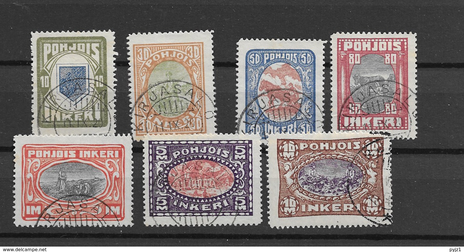 1920 USED Nordingermanland - Local Post Stamps