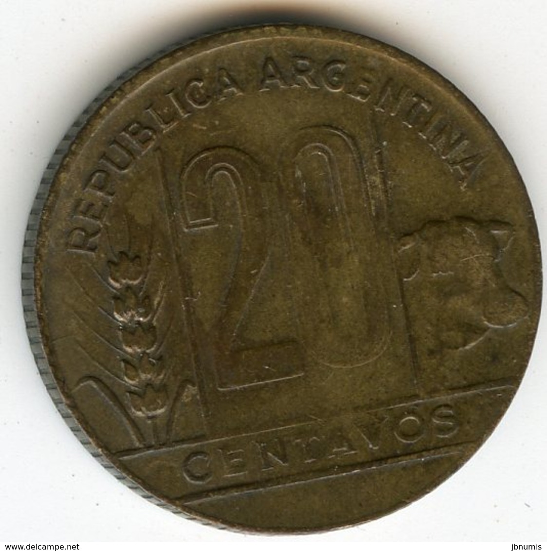 Argentine Argentina 20 Centavos 1949 KM 42 - Argentina