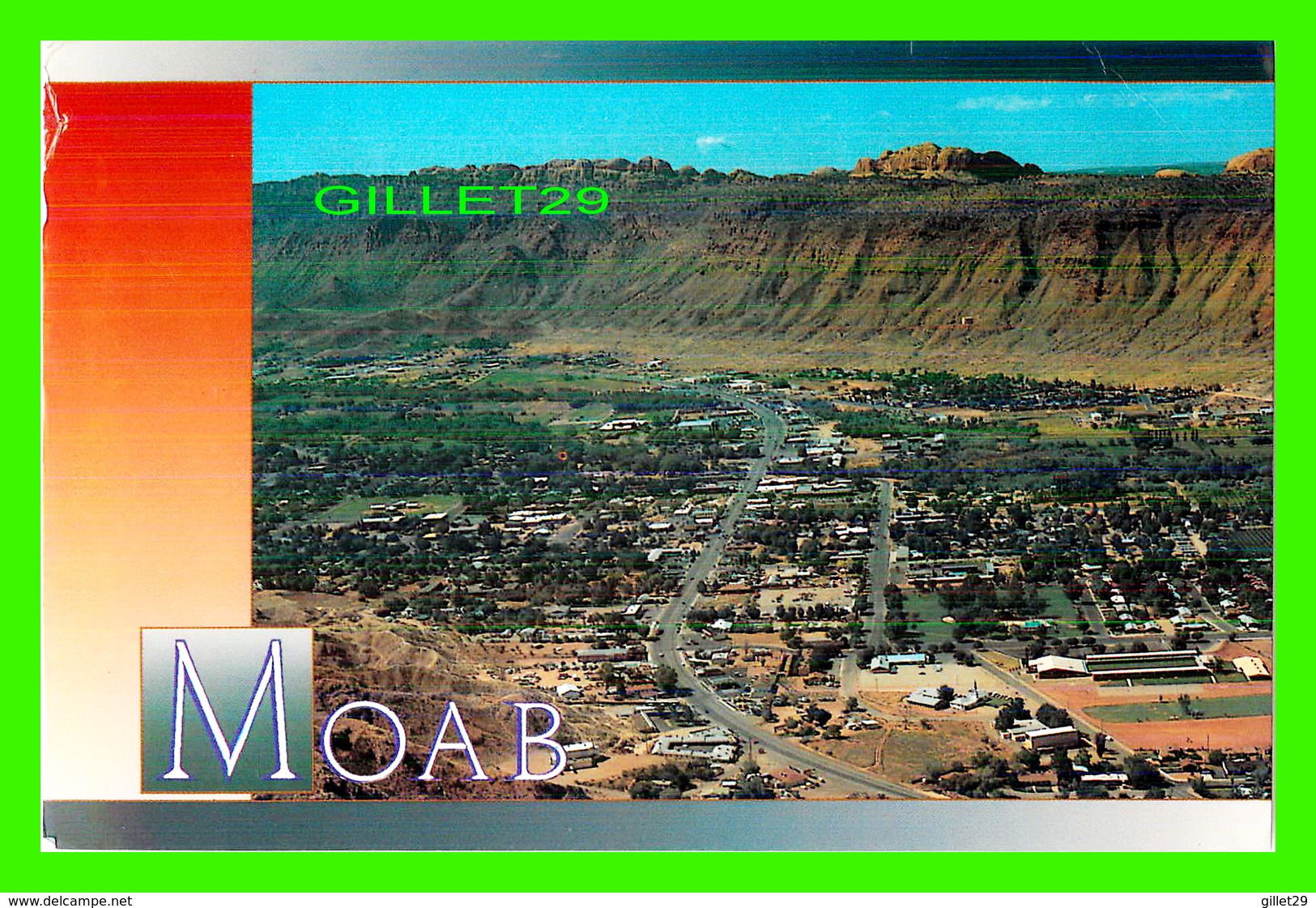 MOAB, UT - VIEW OF THE CITY - TRAVEL IN 1999 - MOUNTAIN WEST PRINTS - - Autres & Non Classés