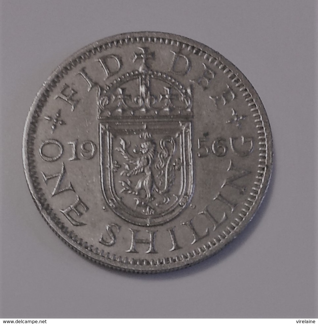 Monnaie, Grande-Bretagne, Elizabeth II, One Shilling, 1956,  (B18 37) - Nieuwe Sets & Proefsets