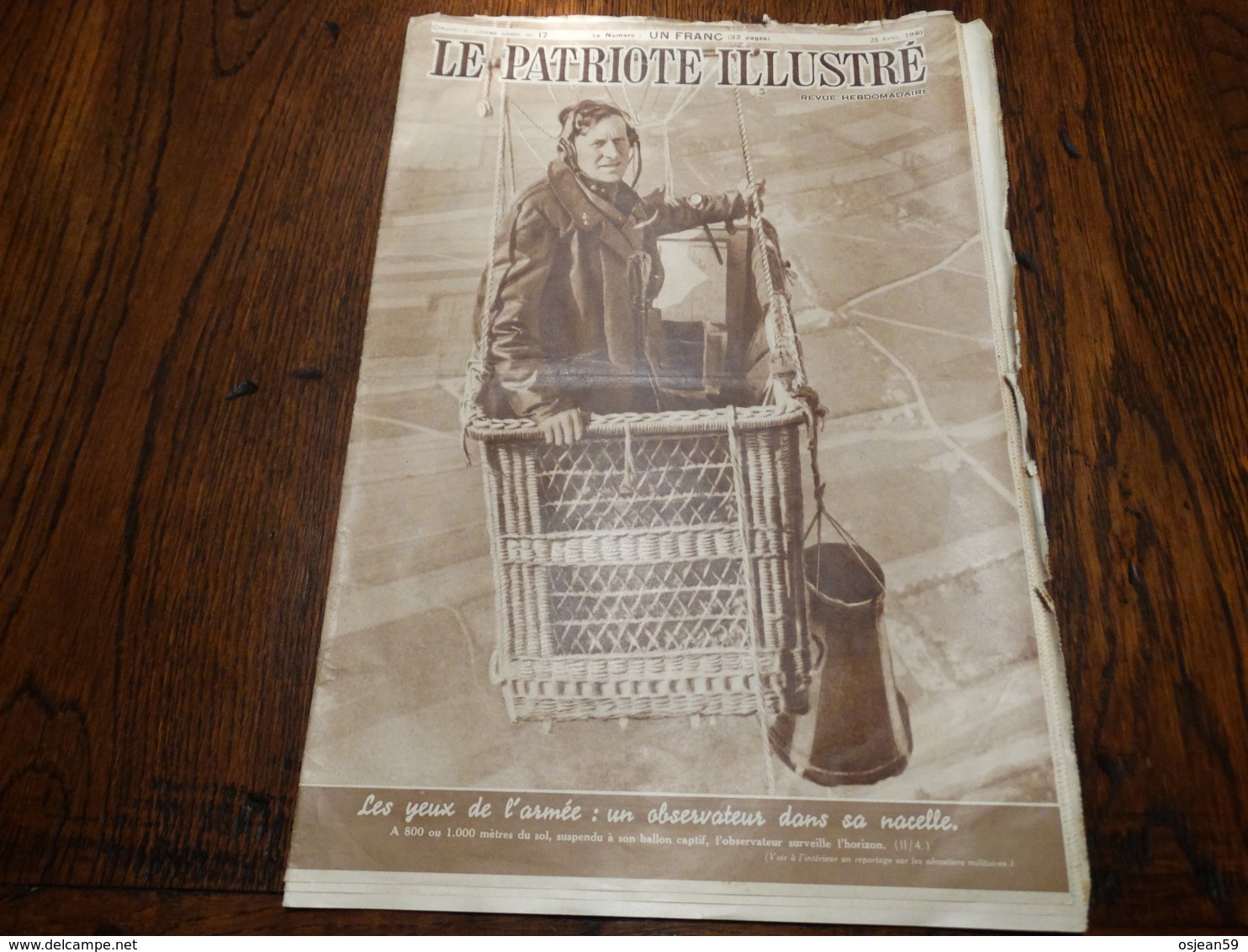 Le Patriote Illustré N°17 Du 28 Avril 1940. - Français