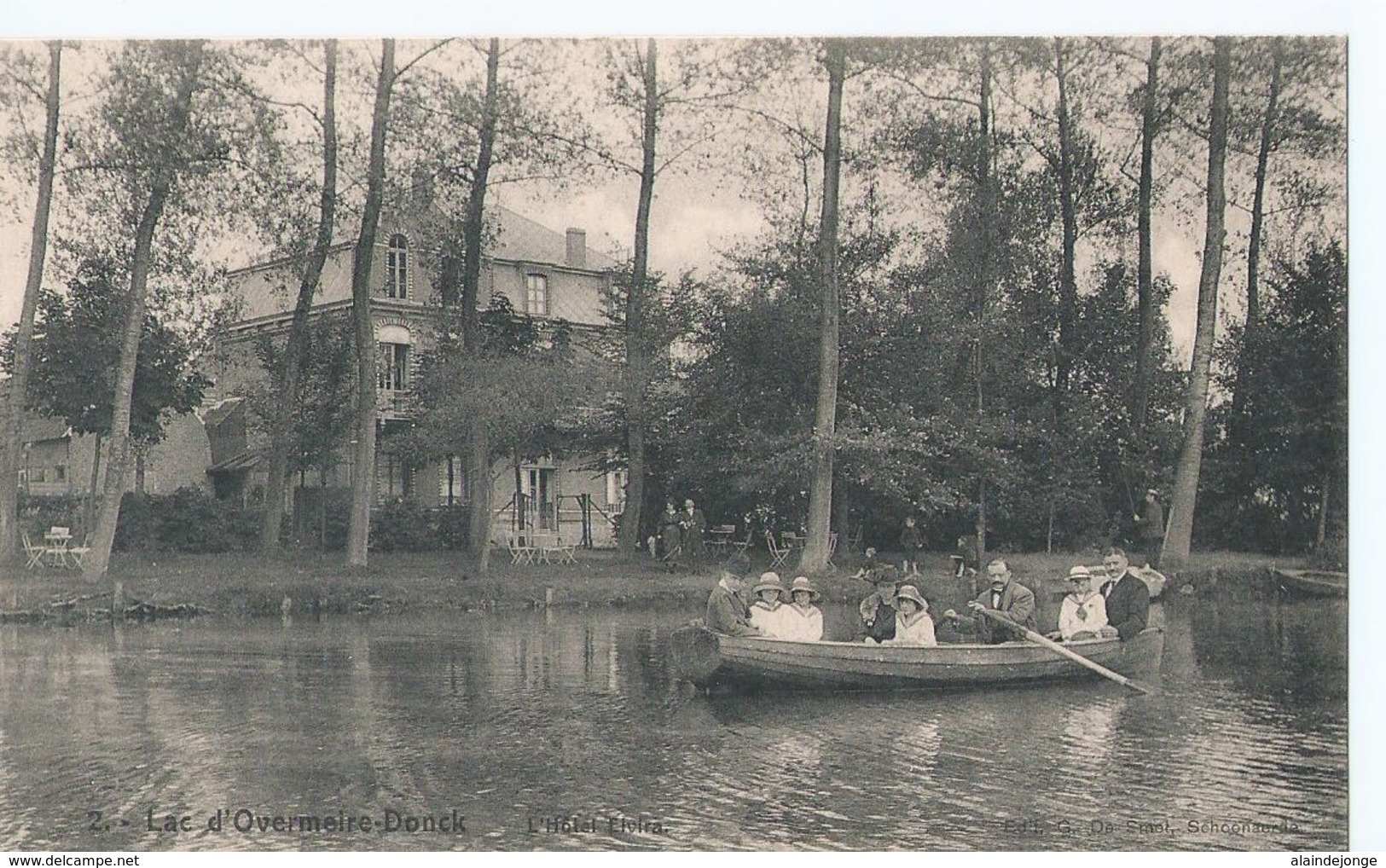 Lac D'Overmeire-Donck - L'Hôtel Elvira - Edition  G. De Smet , Schoonaerde - Berlare