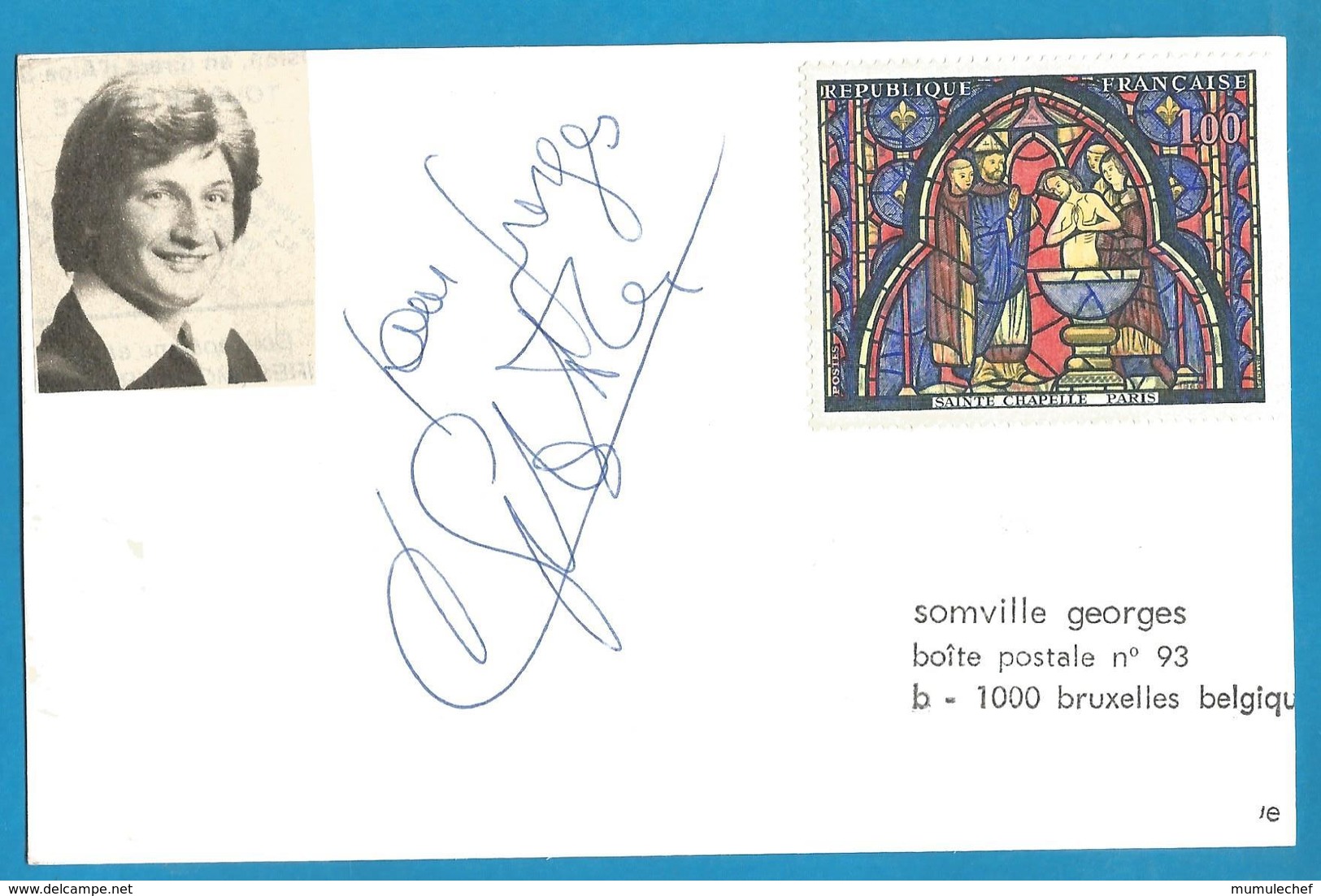 (A938a) - Signature / Dédicace / Autographe Original - Patrick SEBASTIEN - Autres & Non Classés