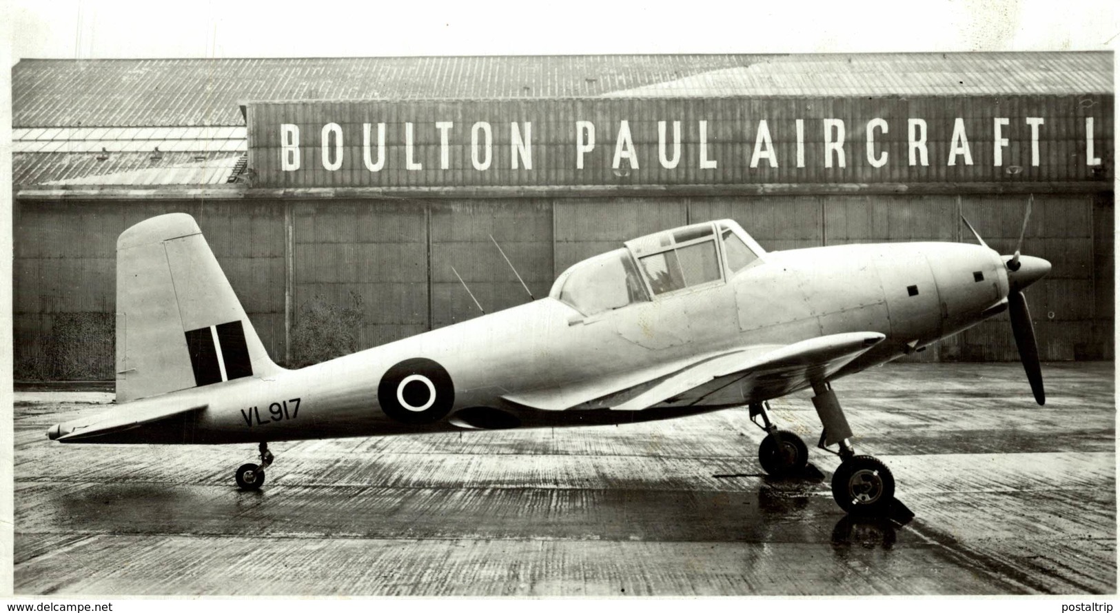 BOULTON PAUL BALLIOL T1 Mamba     +-  20 *  11 CM ROYAL AIR FORCE AIRCRAFT ROLLS ROYCE  MERLIN ENGINE - Aviación