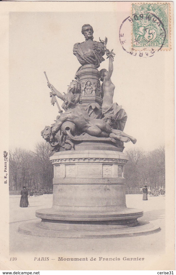 CPA - 120 - PARIS -  Monument De Francis Garnier - Autres Monuments, édifices