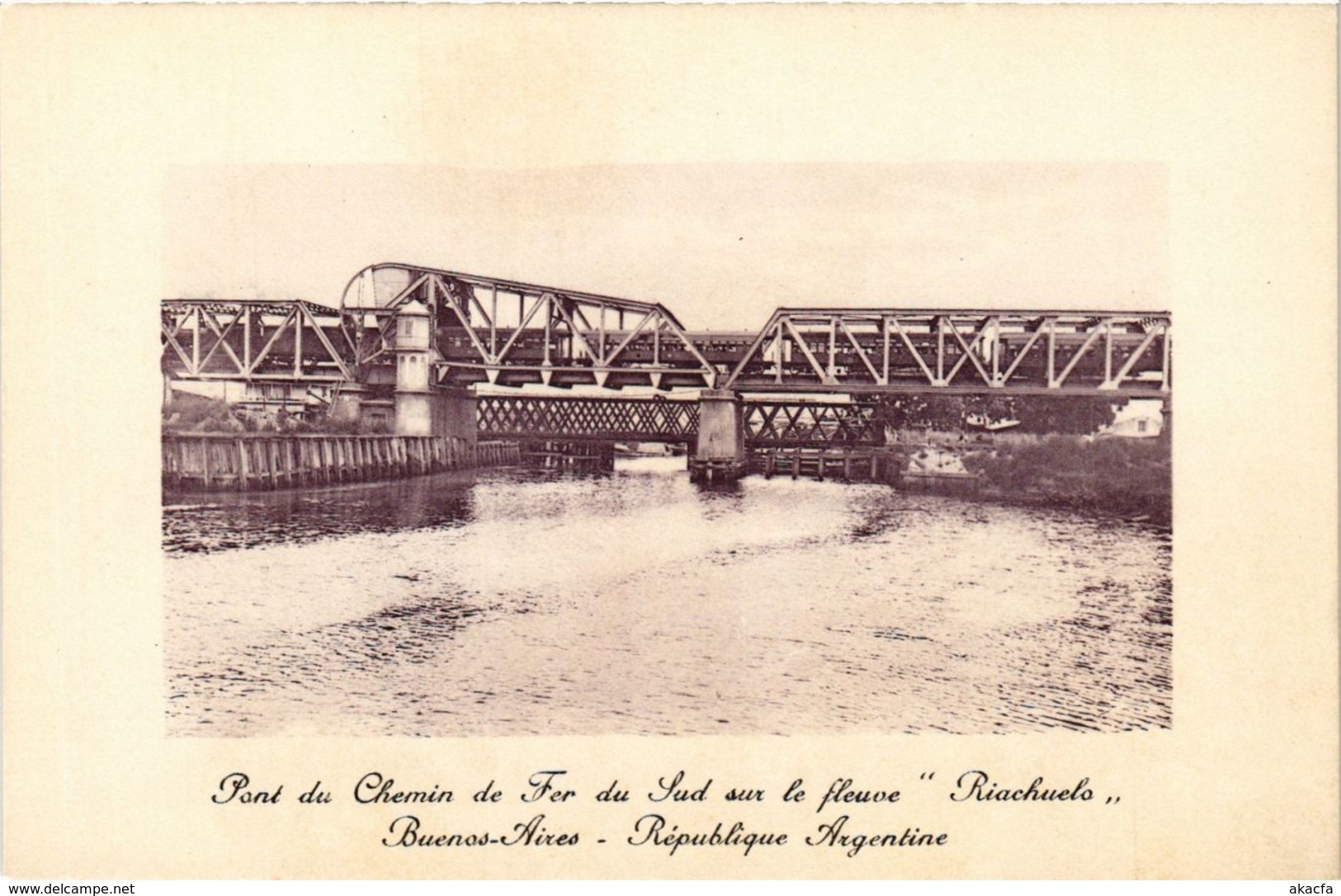 CPA Buenos Aires Pont Du Chemin De Fer Du Sud ARGENTINA (787737) - Argentina