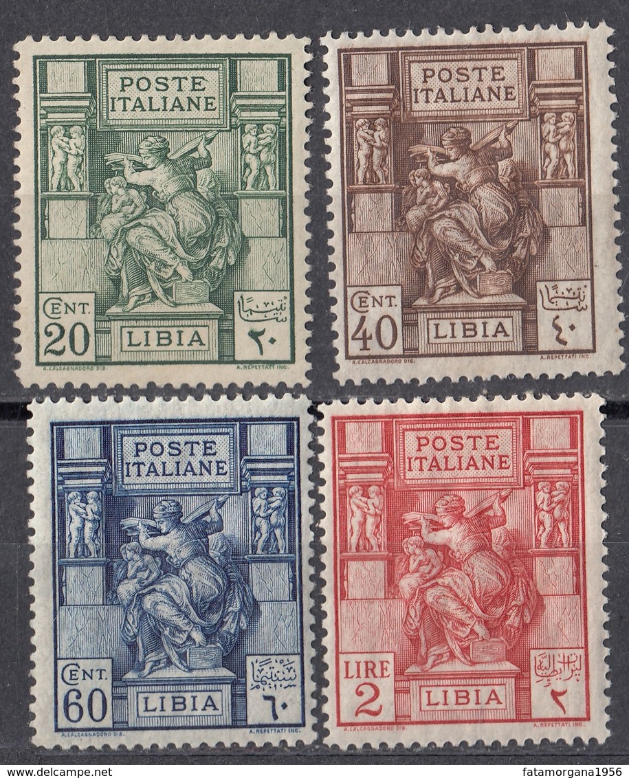 LIBIA (COLONIA ITALIANA) - Serie Completa Di 4 Valori Nuovi MH/MNH: Yvert 40/43, Come Da Immagine. - Libyen