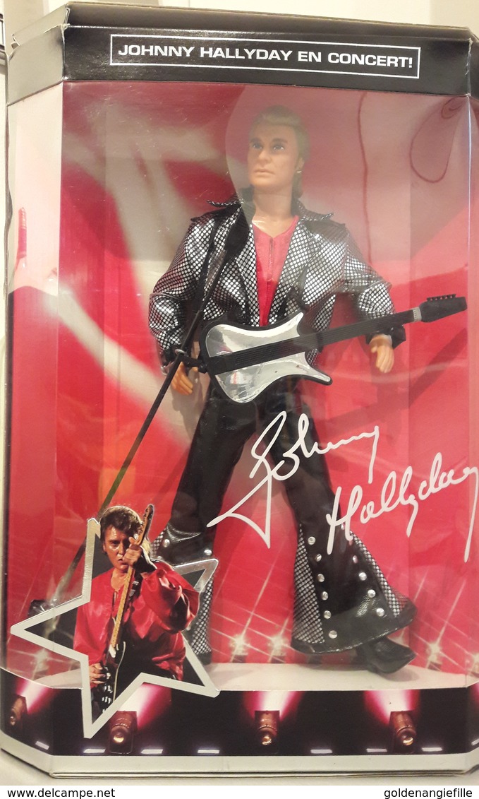 Poupée-figurine De Johhny Hallyday " En Concert " De Marque MATTEL - Autres & Non Classés