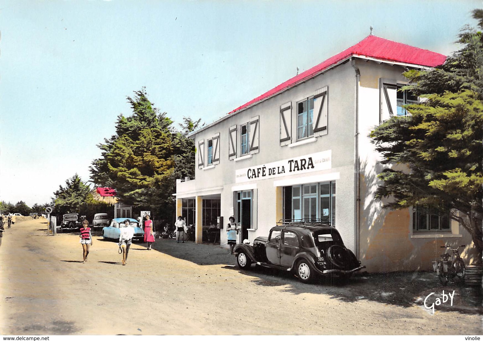 D-19-360 : LA TARA SUR MER. AUTOMOBILE TRACTION CITROËN. PRES LA PLAINE SUR MER - La-Plaine-sur-Mer