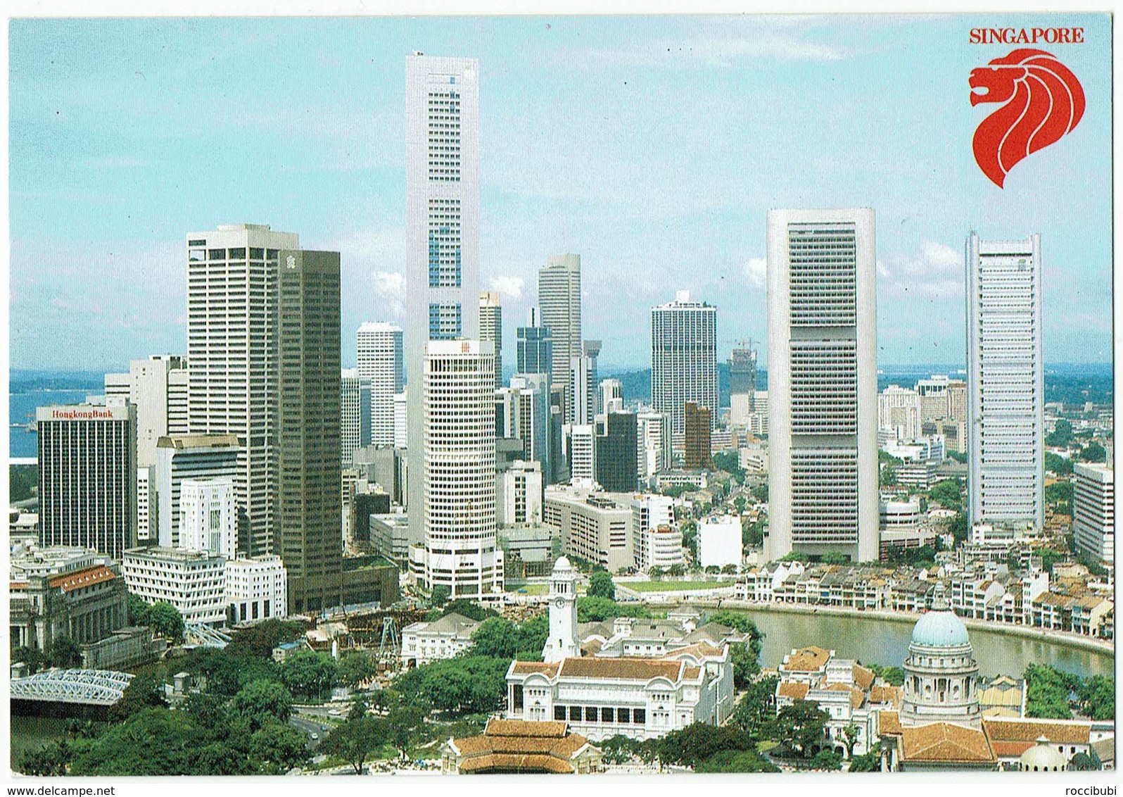 Singapur, Banking Area And The Singapore River - Singapour